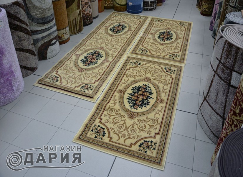 Тъкан персийски килим Blue stones 5261_CREAM